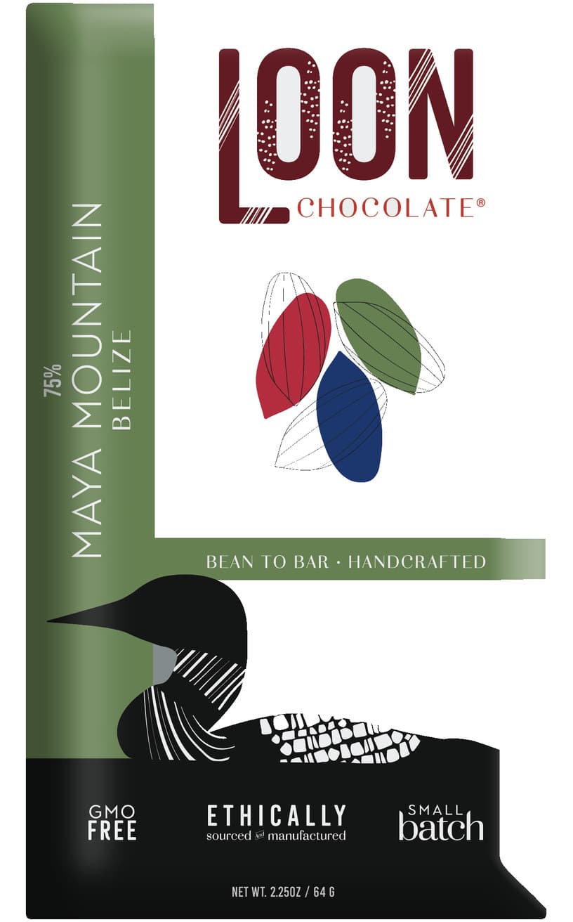Maya Mountain Belize 75% by Loon Chocolate, Belize 75%