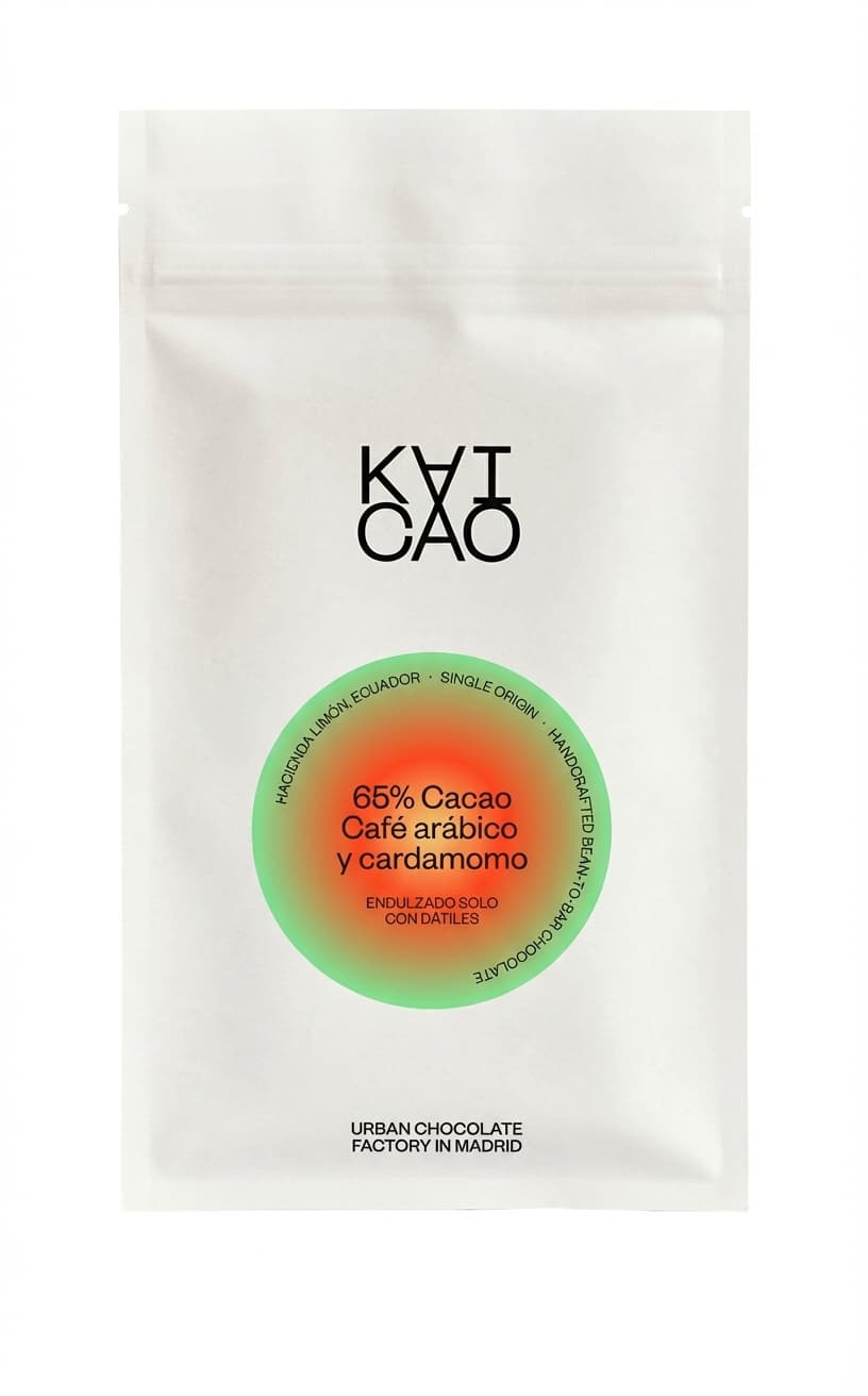 65% Cacao Café arábico y cardamomo by KAICAO, Ecuador 65%